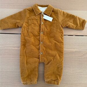 BNWT Rylee + Cru Tan/Camel Baby Fall/Spring One Piece Coat